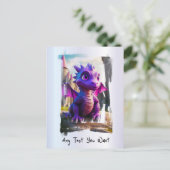 *~*神話ファンタジーAP48 Dragon Cartoon Kids ポストカード (スタンド正面)