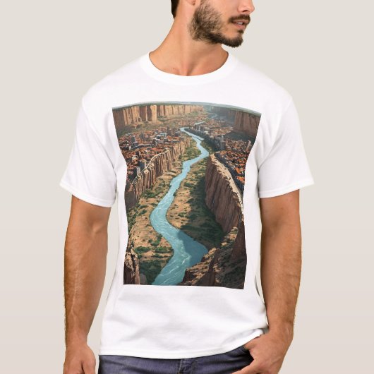 神話レースアウトラインTee. Tシャツ (正面)