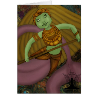 神話上の妖精の芸術の人魚カリブ