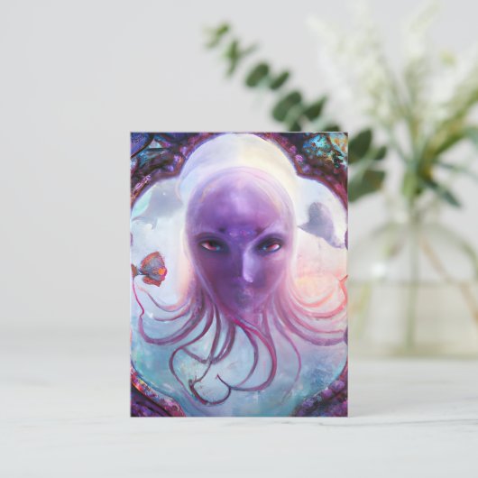 神話上の海の生き物 ポストカード (スタンド正面)