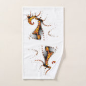 神話上の生き物 バスタオルセット (ハンドタオル)