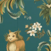 神話動物の森の生き物ティール（緑がかった色） 壁紙 (縫い目)