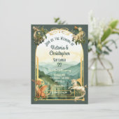 神話動物の森の生き物ドラゴン結婚ズ 招待状 (スタンド正面)