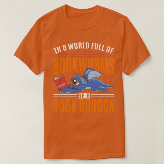 神話動物読本おもしろい竜 Tシャツ (デザイン正面)