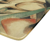 神話動物（Franz Marc著） カッティングボード (角)