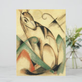 神話動物（Franz Marc著） カード (スタンド正面)