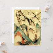 神話動物（Franz Marc著） カード (正面/裏面インサイチュ)