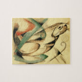 神話動物（Franz Marc著） ジグソーパズル (横)