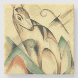 神話動物（Franz Marc著） ストーンコースター