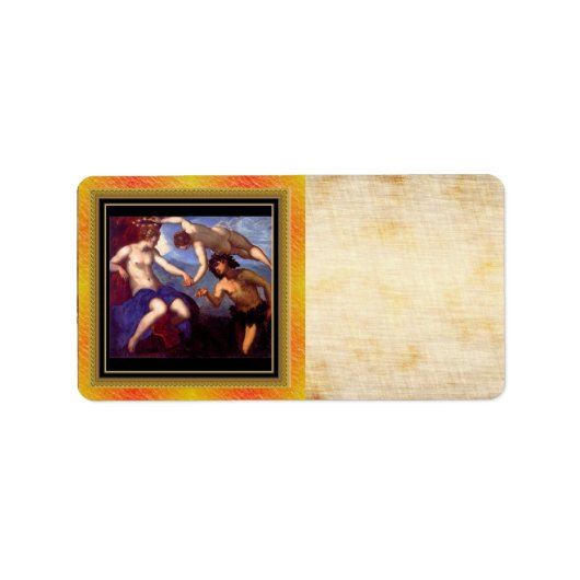 神話学的ビーナス住所 シール (正面)