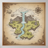 神話景観地図 ポスター (正面)