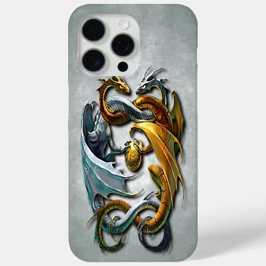 神話的なケルトのドラゴンズファンタジータトゥーアート Case-Mate iPhoneケース (裏面)