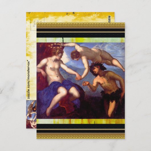 神話的なビーナスのはがき ポストカード (正面/裏面)