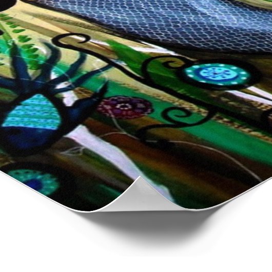 神話的な人魚 ポスター (角)