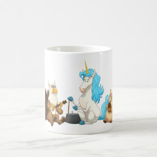 神話的な水差しバンドマグ コーヒーマグカップ