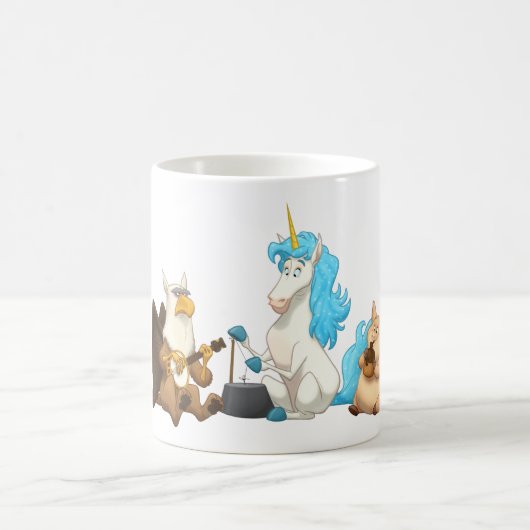 神話的な水差しバンドマグ コーヒーマグカップ (中央)