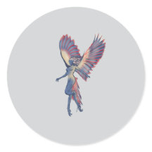 神話的な獣飛んでいるハーピー