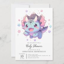 神話的な甘い恐竜の赤ちゃんシャワー