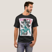 神話的な3頭竜 Tシャツ (正面フル)