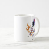 神話的伝統的きつね コーヒーマグカップ (正面右)
