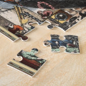 神話的星座航海の図 ジグソーパズル (側面)