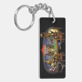 神話的遊生物トランプのポーカー キーホルダー (正面左)