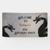 神話龍パーソナライズされた 横断幕 (横)