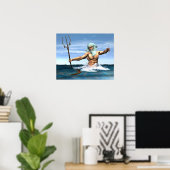 神話 – ポジドン ポスター (ホームオフィス)