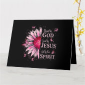 神賛美に愛される – イエズピンクヒマワリ カード (黄色い花)