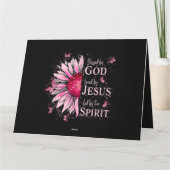 神賛美に愛される – イエズピンクヒマワリ カード (裏面)