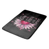 神賛美に愛される – イエズピンクヒマワリ バスマット (アングル)