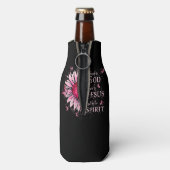 神賛美に愛される – イエズピンクヒマワリ ボトルクーラー (ボトル裏面)