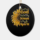 神賛美に愛され、霊Suに導かれる セラミックオーナメント (左)