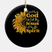 神賛美に愛され、霊Suに導かれる セラミックオーナメント (裏面)