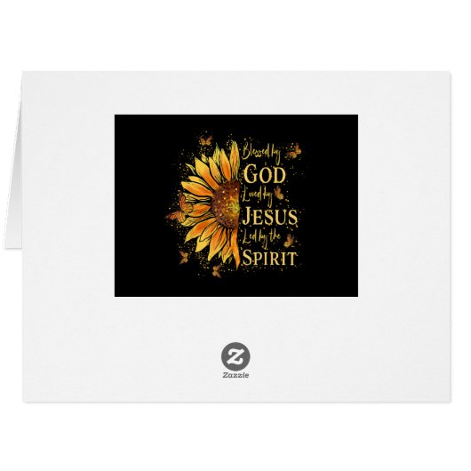 神賛美に – イエスに愛されるヒマワリ (裏面横)