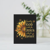 神賛美に – イエスに愛されるヒマワリ エンクロージャーカード (スタンド正面)