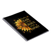神賛美に – イエスに愛されるヒマワリ ノートブック (右側)