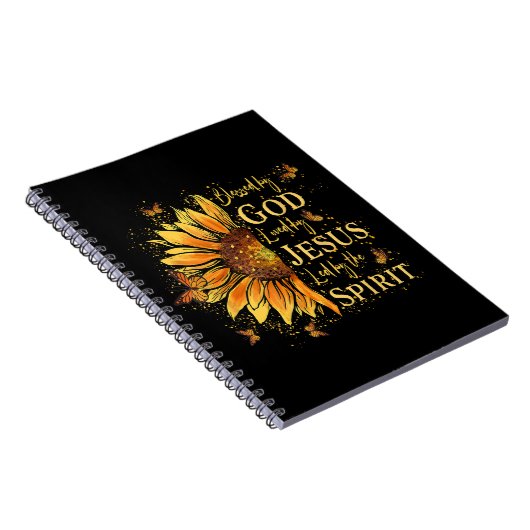 神賛美に – イエスに愛されるヒマワリ ノートブック (右側)
