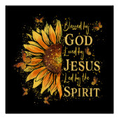 神賛美に – イエスに愛されるヒマワリ ポスター (正面)