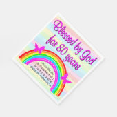 神賛美80番誕生日ナプキンス スタンダードランチョンナプキン (角)