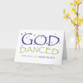 神踊りカー空白のド カード (黄色い花)