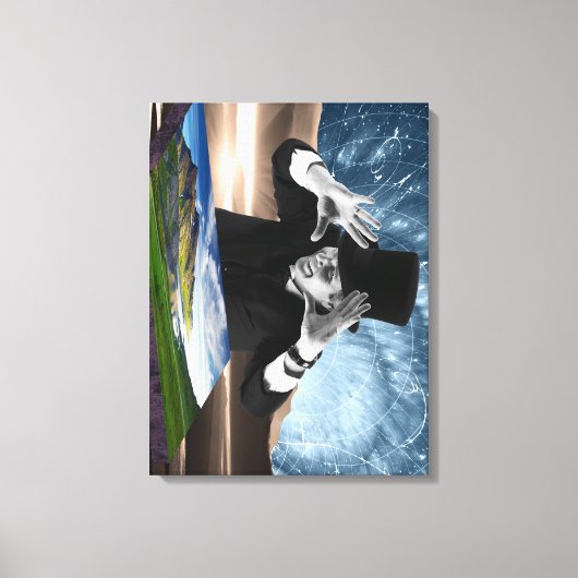 神遊は二 キャンバスプリント (正面)