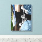 神遊は二 キャンバスプリント (インサイチュ (ウッドフロア))