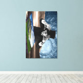 神遊は二 キャンバスプリント (インサイチュ (ウッドフロア))