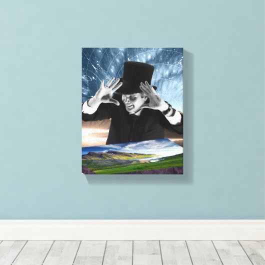 神遊は二 キャンバスプリント (インサイチュ (ウッドフロア))