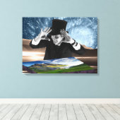 神遊は二 キャンバスプリント (インサイチュ (ウッドフロア))