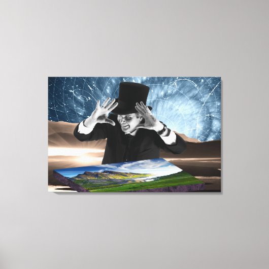 神遊は二 キャンバスプリント (正面)