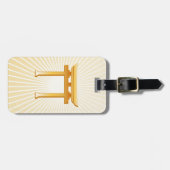 神道のシンボル2" x 3.5" ラゲッジタグ (正面横)