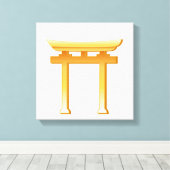 神道シンボル キャンバスプリント (インサイチュ (ウッドフロア))