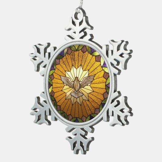 神霊のオーナメント スノーフレークピューターオーナメント (右)